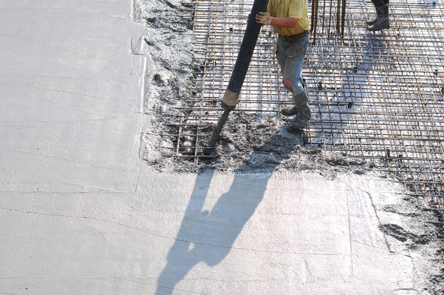 Pouring foundation